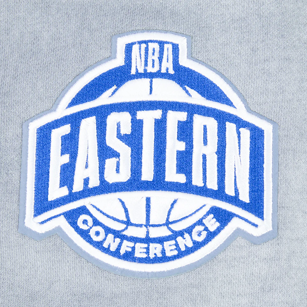NBA DETROIT PISTONS FIRST TEAM MEN'S PULL OVER HOODIE (WASHED GREY) - Image 8