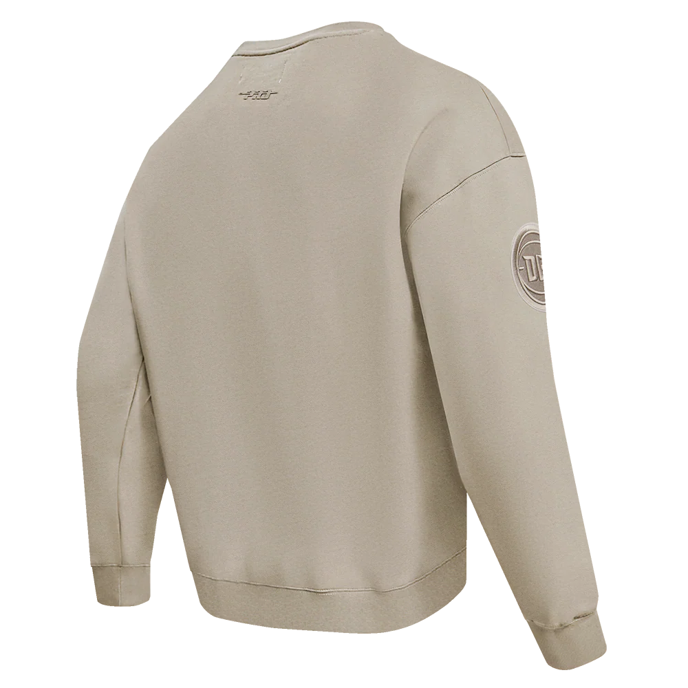 NBA DETROIT PISTONS NEUTRAL DROP SHOULDER MEN'S CREWNECK (MOSS) - Image 12