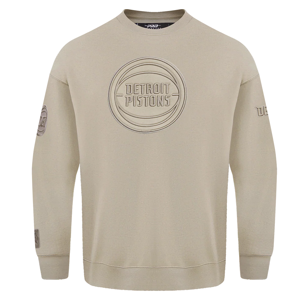 NBA DETROIT PISTONS NEUTRAL DROP SHOULDER MEN'S CREWNECK (MOSS) - Image 9