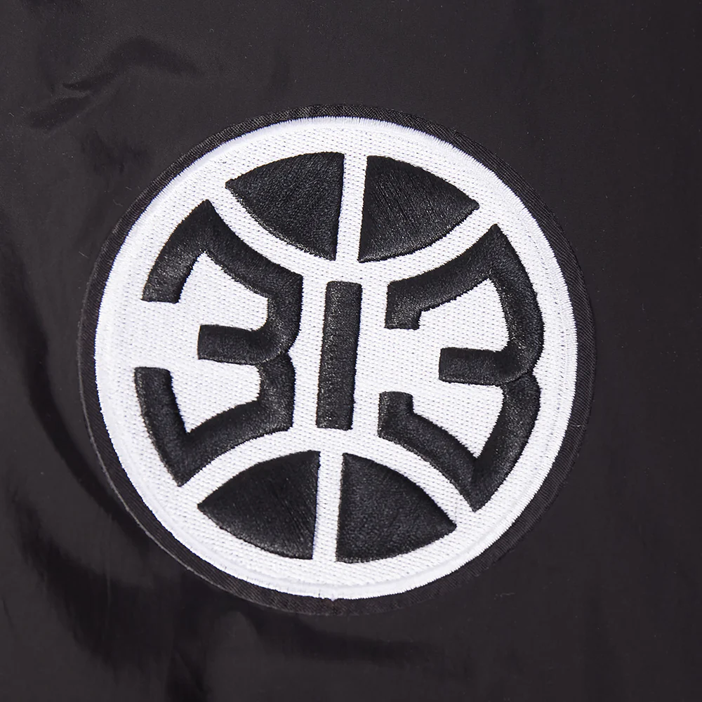 NBA DETROIT PISTONS PRE GAME MEN'S JACKET (BLACK) - Image 8