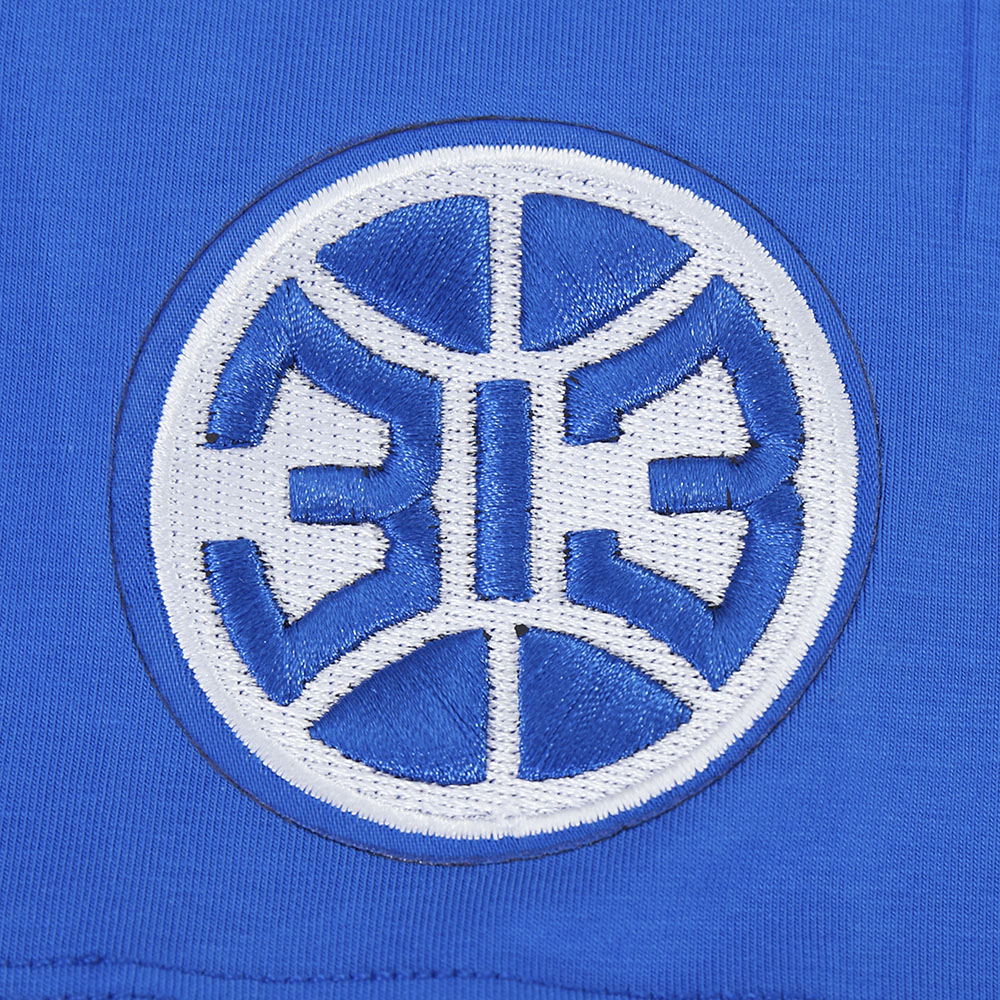 NBA DETROIT PISTONS CLASSIC CHENILLE WOMEN'S SJ BOXY TEE (ROYAL BLUE) - Image 8