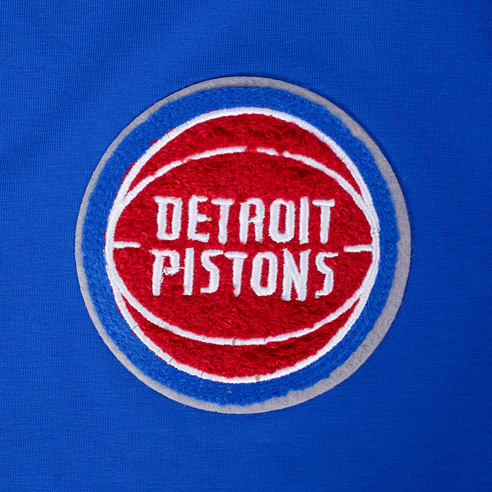 NBA DETROIT PISTONS CLASSIC WOMEN'S BOXY TEE (ROYAL BLUE) - Image 5