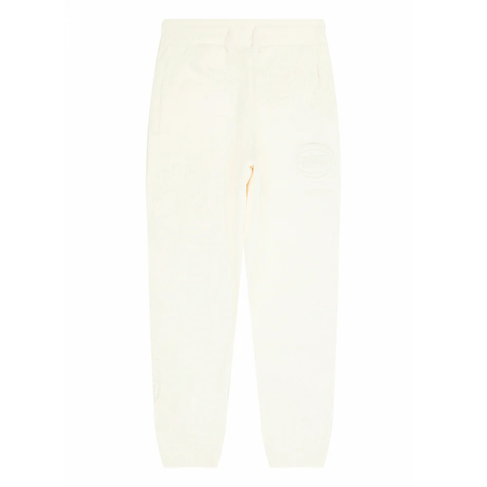 NBA DETROIT PISTONS NEUTRAL BIG BOYS FLC SWEATPANT (EGGSHELL) - Image 4