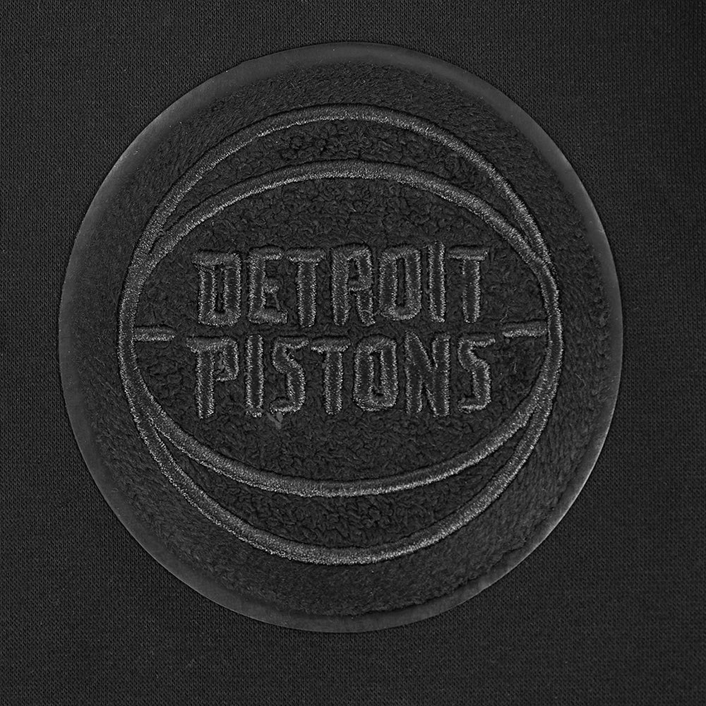 NBA DETROIT PISTONS TRIPLE BLACK BIG BOYS FLC PO HOODIE (BLACK) - Image 7