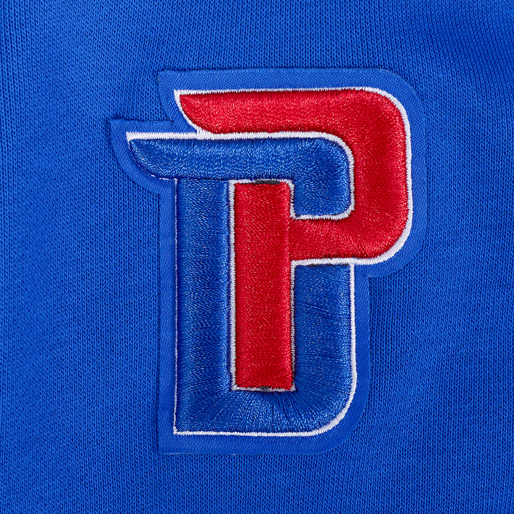 NBA DETROIT PISTONS CLASSIC WOMEN'S CREWNECK (ROYAL BLUE) - Image 6