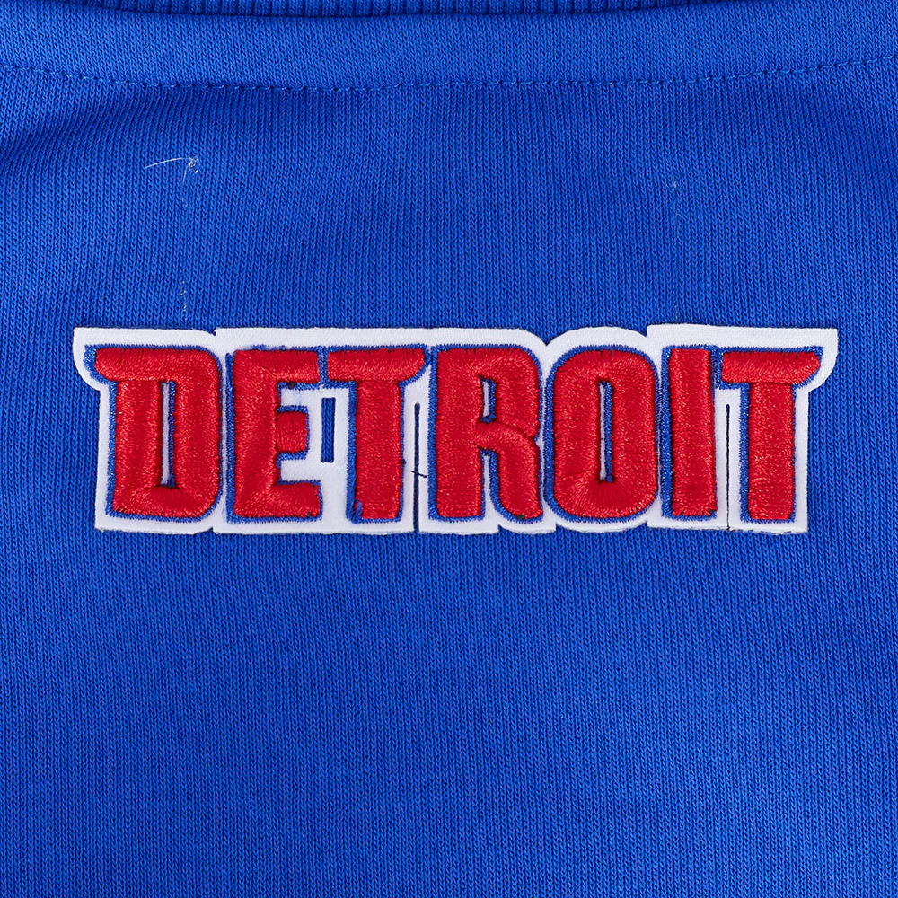NBA DETROIT PISTONS CLASSIC WOMEN'S CREWNECK (ROYAL BLUE) - Image 7