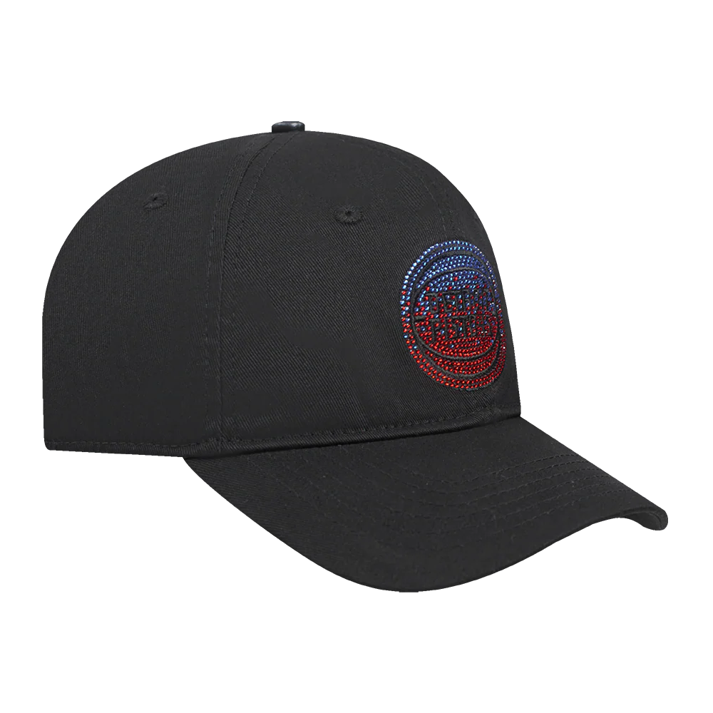 NBA DETROIT PISTONS JEWELS WOMEN'S DAD HAT (BLACK) - Image 3