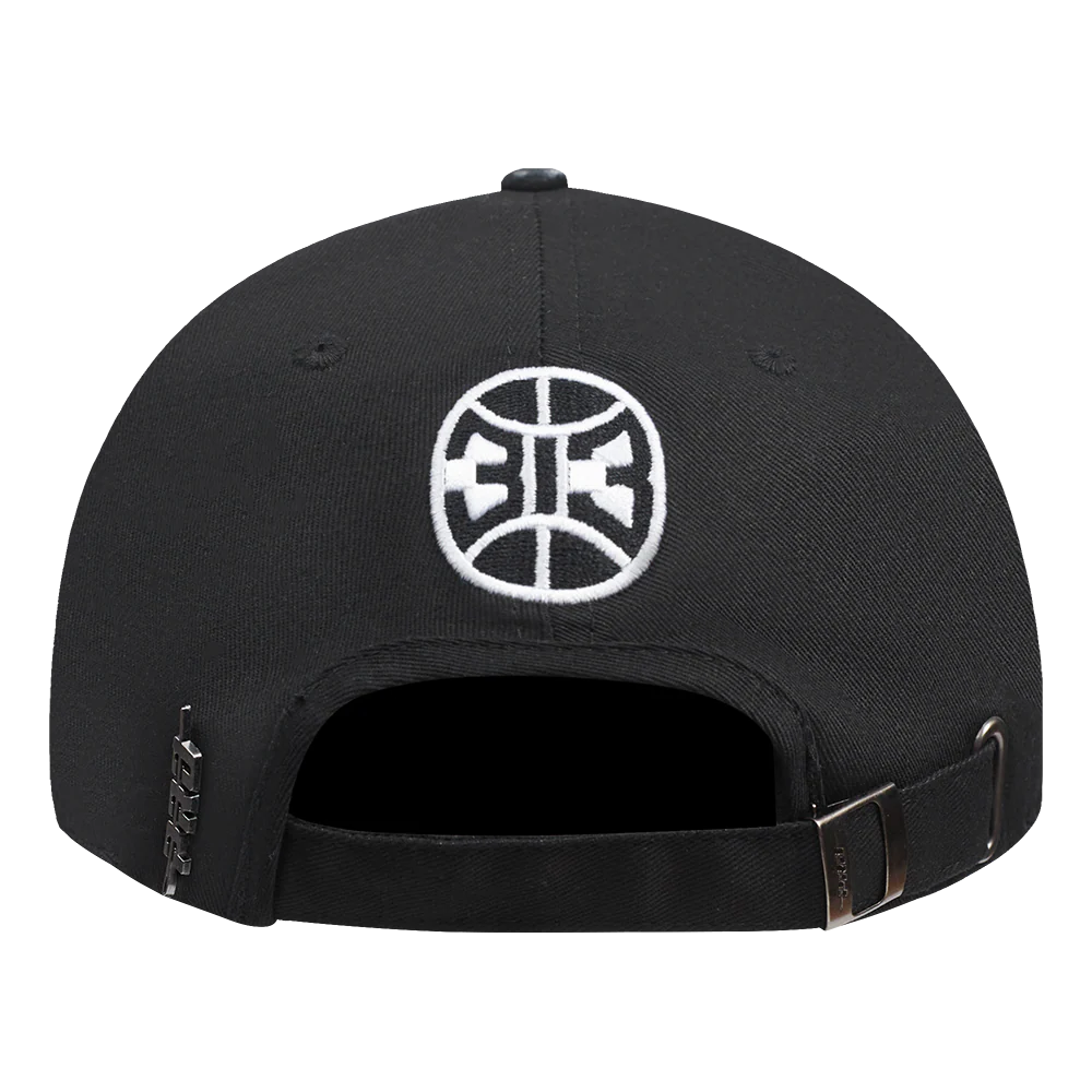 NBA DETROIT PISTONS JEWELS WOMEN'S DAD HAT (BLACK) - Image 4