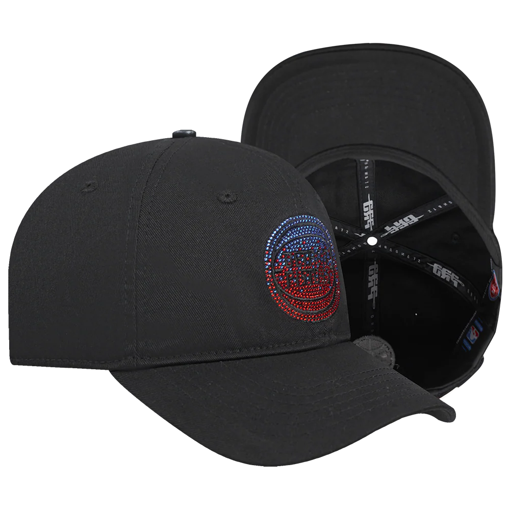 NBA DETROIT PISTONS JEWELS WOMEN'S DAD HAT (BLACK) - Image 6