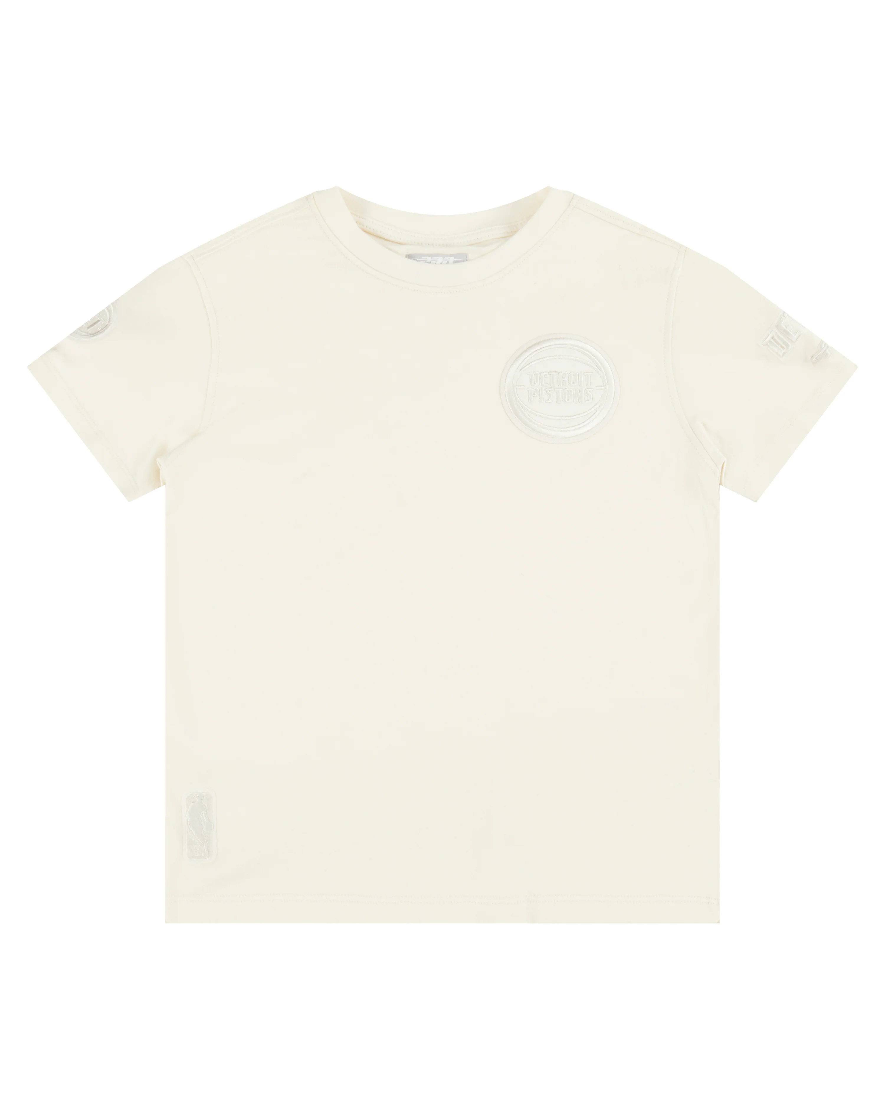 NBA DETROIT PISTONS NEUTRAL LITTLE BOYS SHORT SLEEVE TEE (EGGSHELL) - Image 3