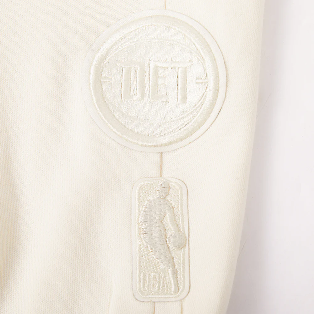 NBA DETROIT PISTONS NEUTRAL LITTLE BOYS FLEECE SWEATPANT (EGGSHELL) - Image 5