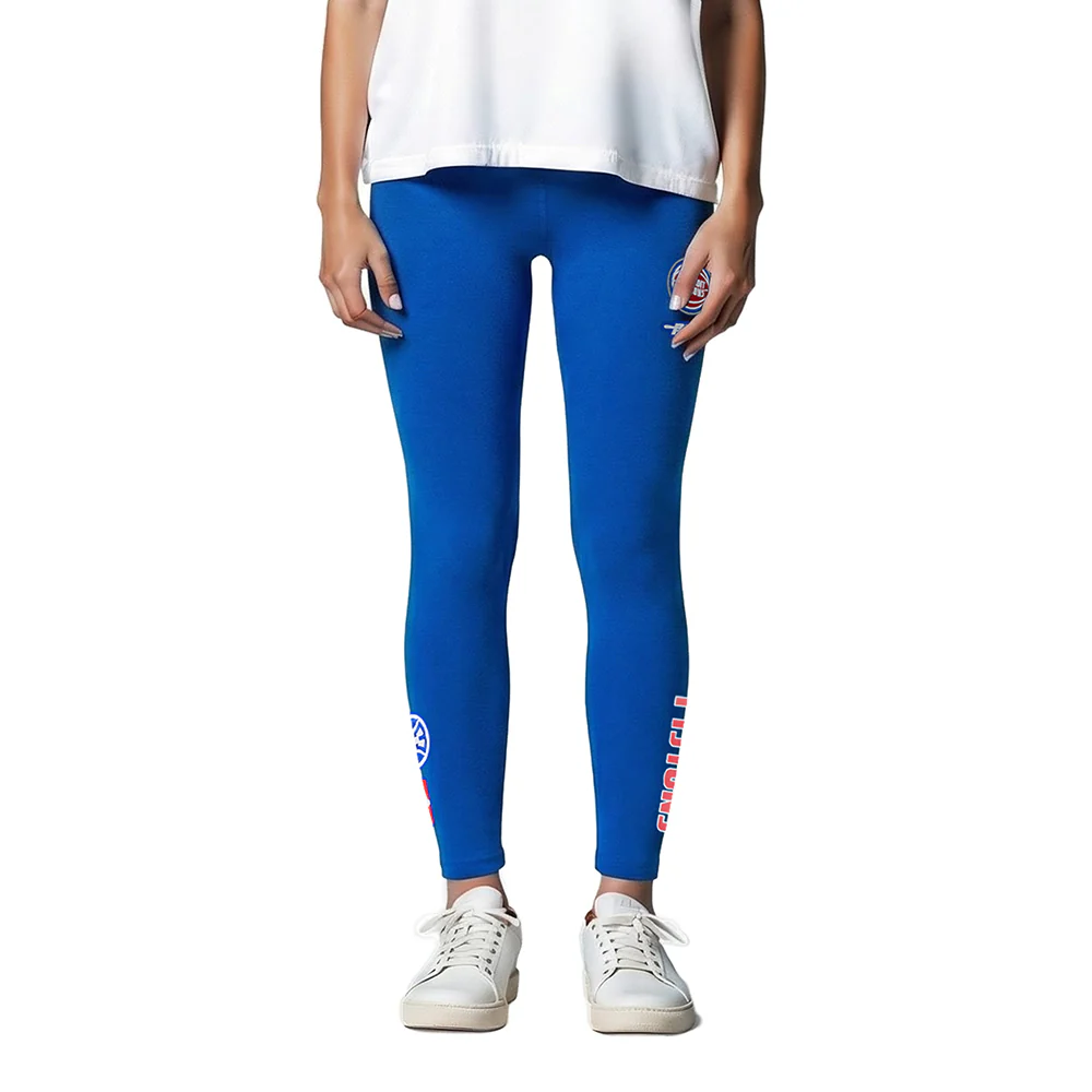 NBA DETROIT PISTONS CLASSIC LITTLE GIRLS LEGGING (ROYAL BLUE)
