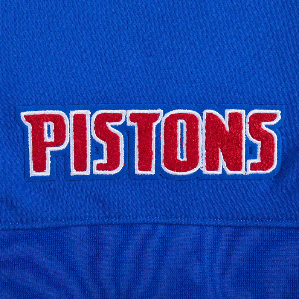 NBA DETROIT PISTONS CLASSIC TODDLER GIRLS FLEECE FULL ZIP HOODIE  (ROYAL BLUE) - Image 7