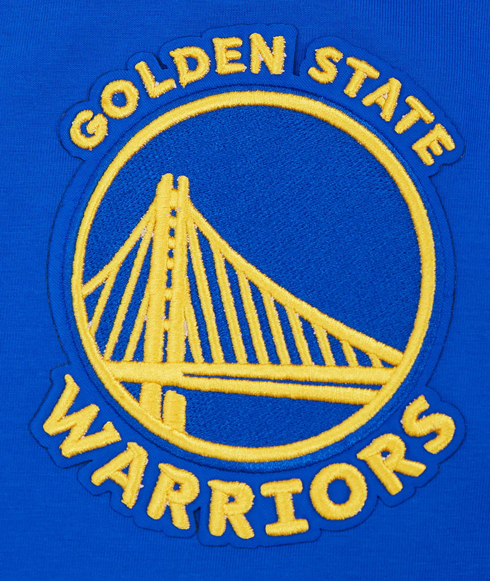 NBA GOLDEN STATE WARRIORS SCRIPT TAIL MEN'S TEE (ROYAL BLUE) - Image 6