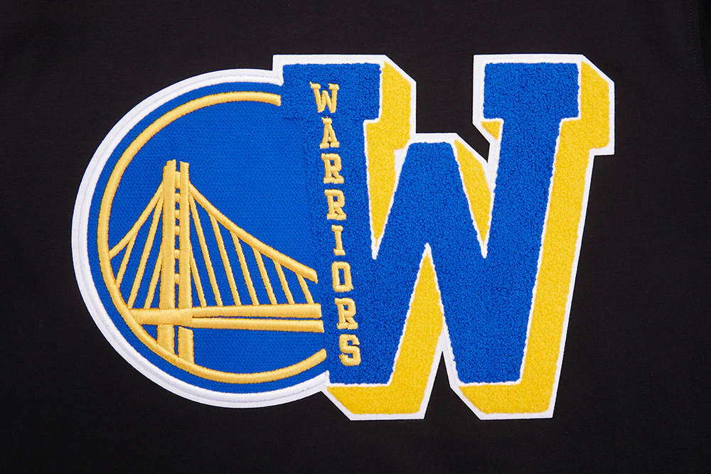 NBA GOLDEN STATE WARRIORS MASHUP MEN'S TEE (BLACK) - Image 5