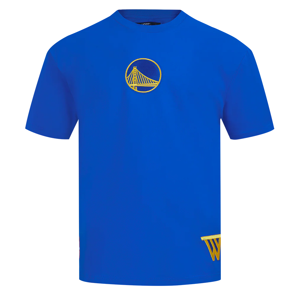 NBA GOLDEN STATE WARRIORS WINGSPAN MEN'S CJ DROP SHOULDER TEE (ROYAL BLUE) - Image 3