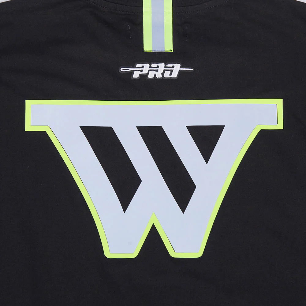NBA GOLDEN STATE WARRIORS UNDER THE LIGHTS MEN'S SINGLE JERSEY TEE (BLACK) - Image 7