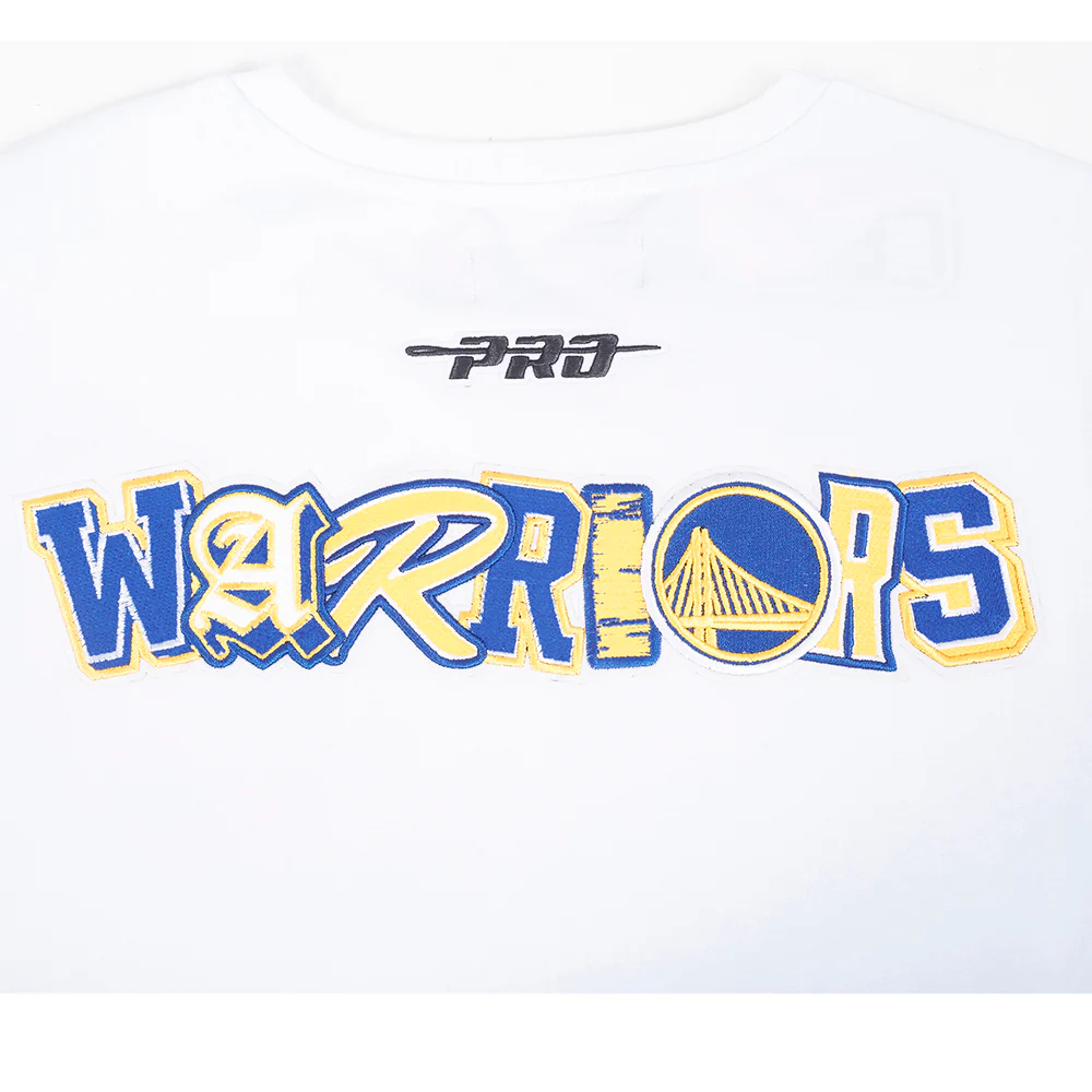 NBA GOLDEN STATE WARRIORS CITY RANSOM MEN'S SINGLE JERSEY TEE (WHITE) - Image 9
