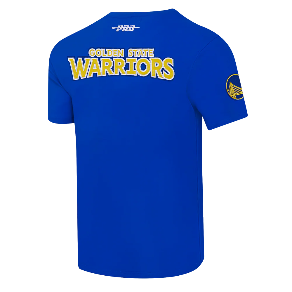 NBA GOLDEN STATE WARRIORS CITY RANSOM MEN'S SINGLE JERSEY TEE (ROYAL BLUE) - Image 4