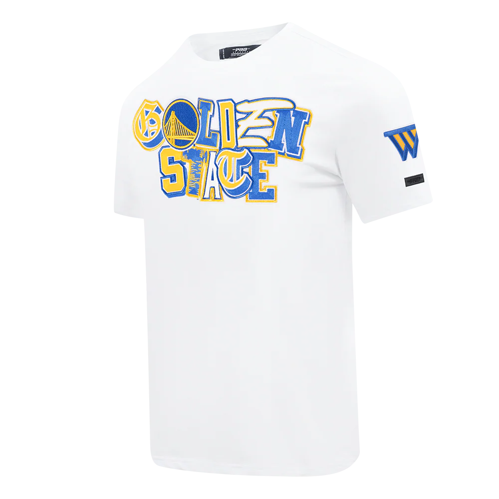 NBA GOLDEN STATE WARRIORS CITY RANSOM MEN'S SINGLE JERSEY TEE (WHITE) - Image 2