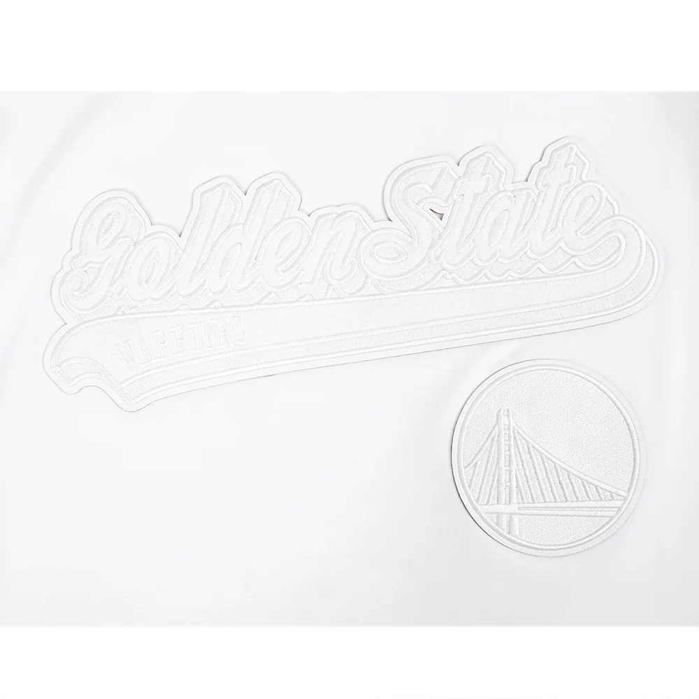 NBA GOLDEN STATE WARRIORS WHITE OUT MEN'S SINGLE JERSEY TEE (WHITE) - Image 5