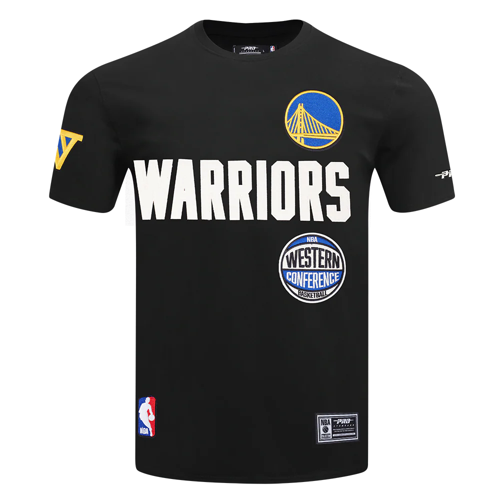 NBA GOLDEN STATE WARRIORS MODERN ORIGINALS MEN'S SJ TEE (BLACK) - Image 3
