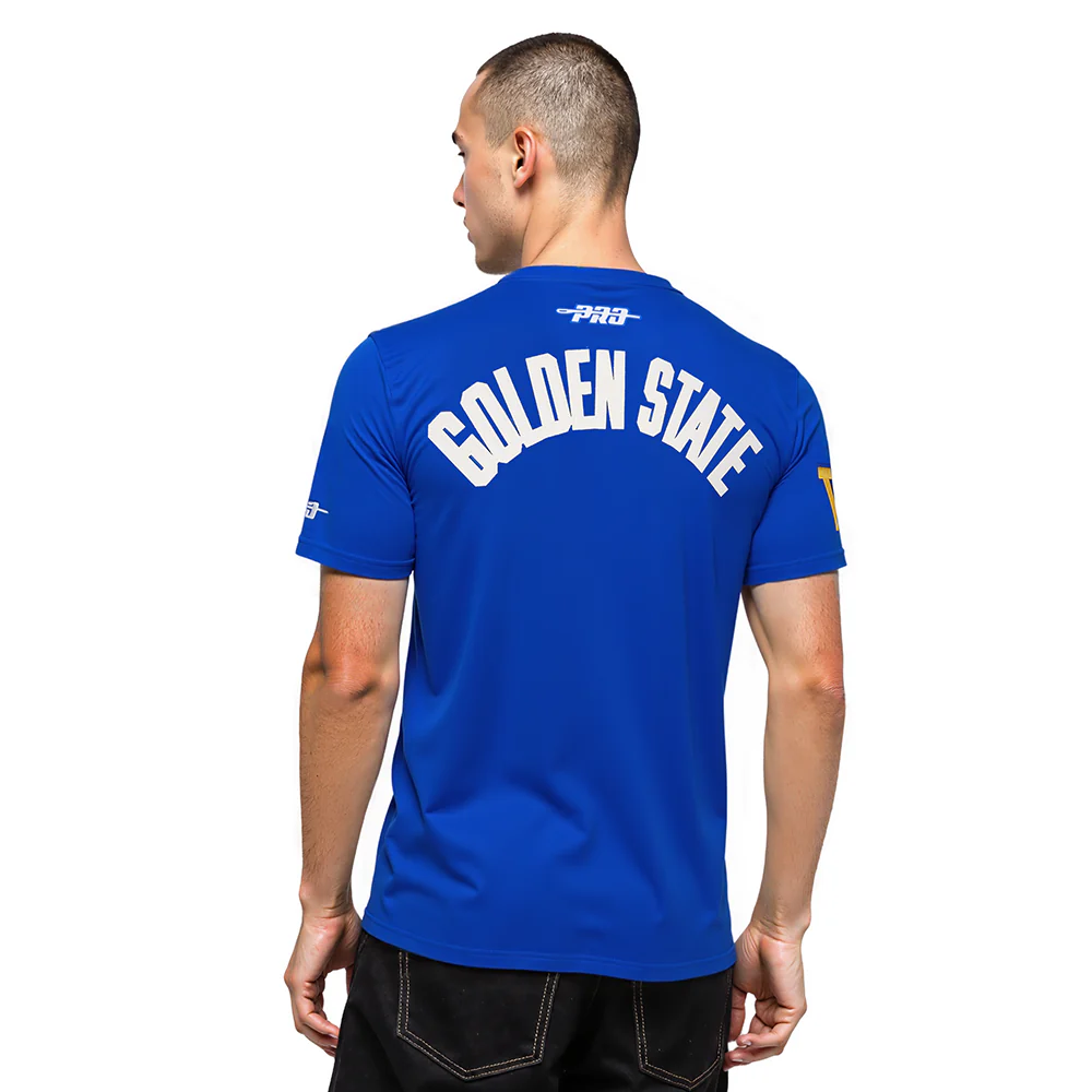 NBA GOLDEN STATE WARRIORS MODERN ORIGINALS MEN'S SJ TEE (ROYAL BLUE) - Image 2