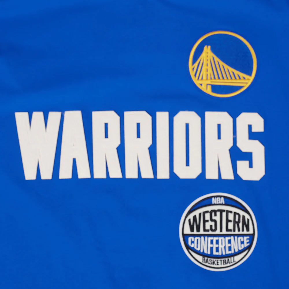NBA GOLDEN STATE WARRIORS MODERN ORIGINALS MEN'S SJ TEE (ROYAL BLUE) - Image 9