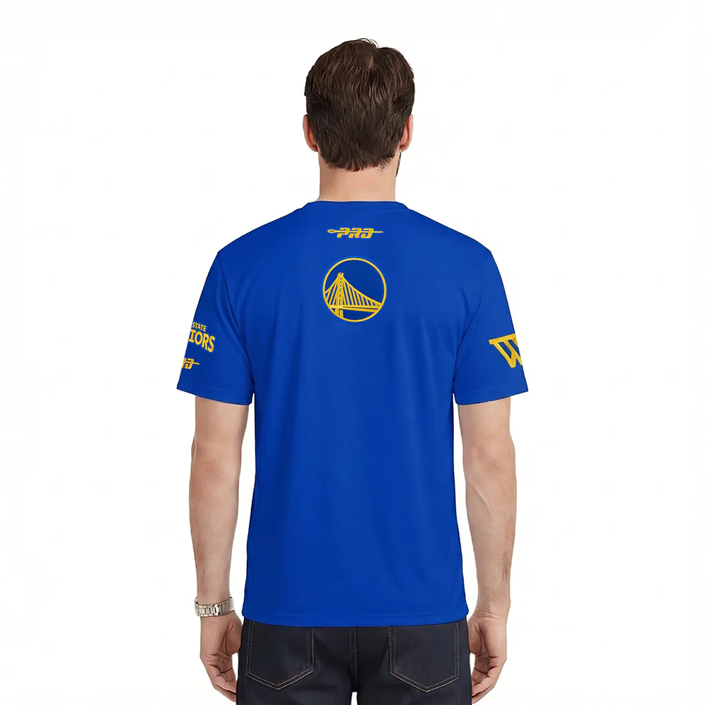 NBA GOLDEN STATE WARRIORS CITY ARCH MEN'S SJ TEE (ROYAL BLUE) - Image 2
