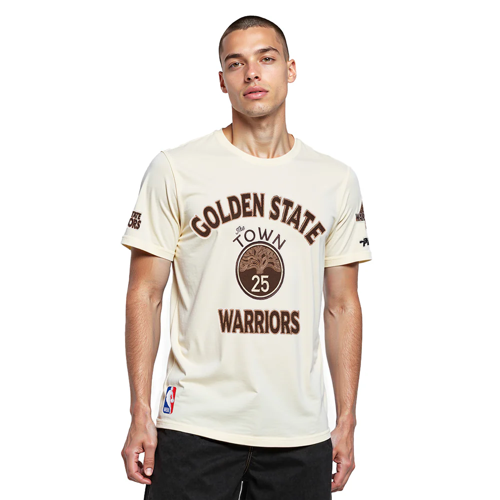 NBA GOLDEN STATE WARRIORS CITY EDITION 25-26 MEN'S SJ TEE (EGGSHELL)