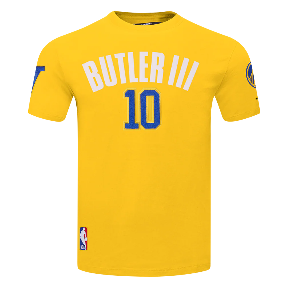 NBA GOLDEN STATE WARRIORS JIMMY BUTLER III #10 CLASSIC PNN MEN'S SJ (YELLOW) - Image 3