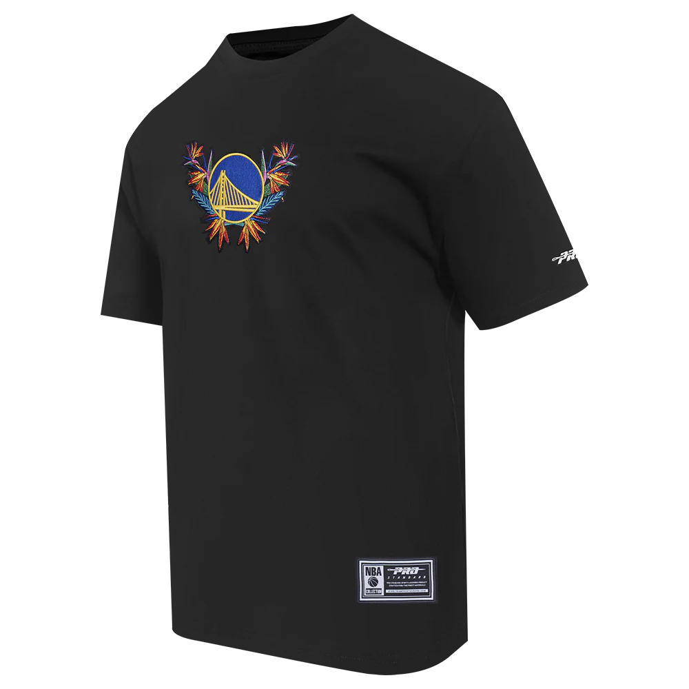 NBA GOLDEN STATE WARRIORS PARADISE MEN'S S/S TEE (BLACK) - Image 3