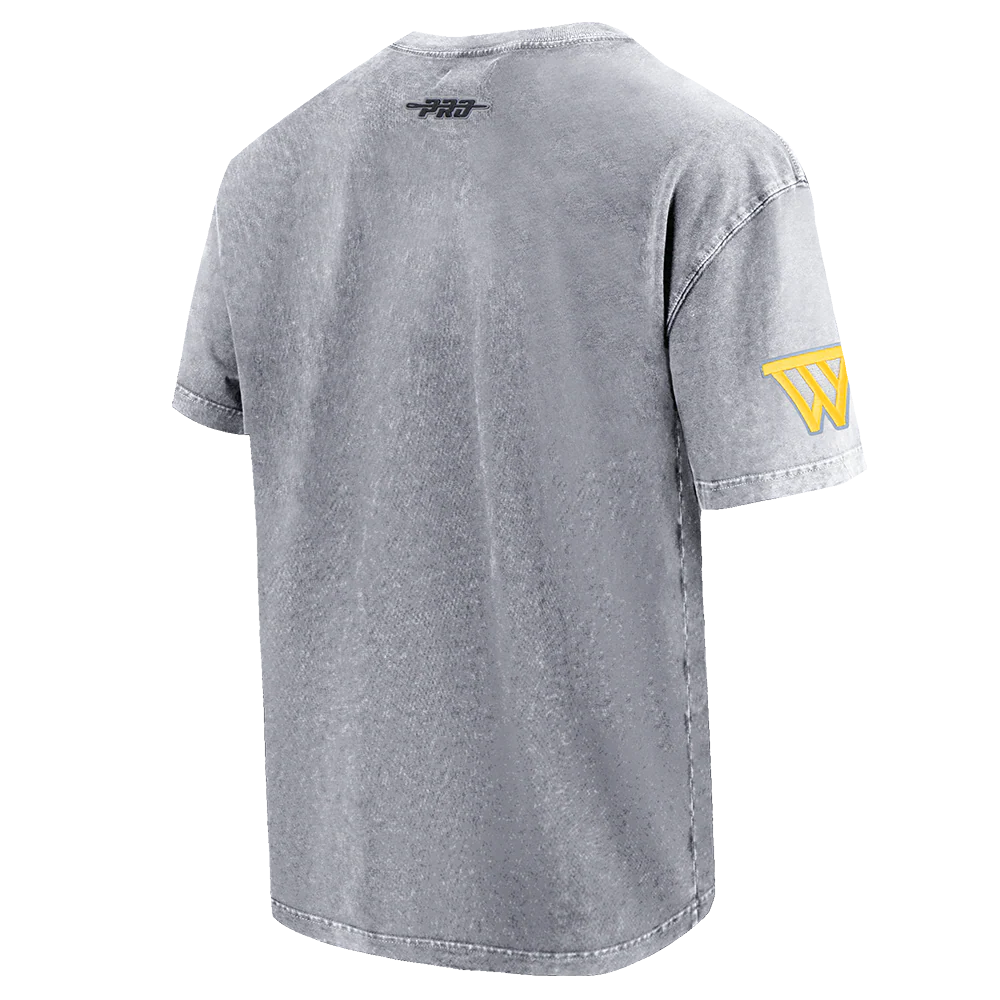 NBA GOLDEN STATE WARRIORS FIRST TEAM MEN'S S/S TEE (WASHED GREY) - Image 4