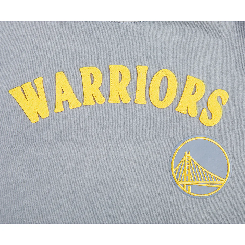NBA GOLDEN STATE WARRIORS FIRST TEAM MEN'S S/S TEE (WASHED GREY) - Image 5