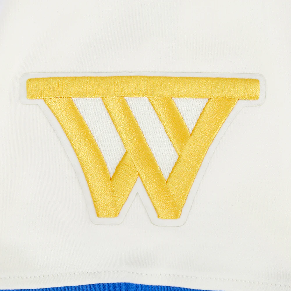 NBA GOLDEN STATE WARRIORS FIRST TEAM MEN'S RAGLAN TEE (EGGSHELL/ROYAL BLUE) - Image 5