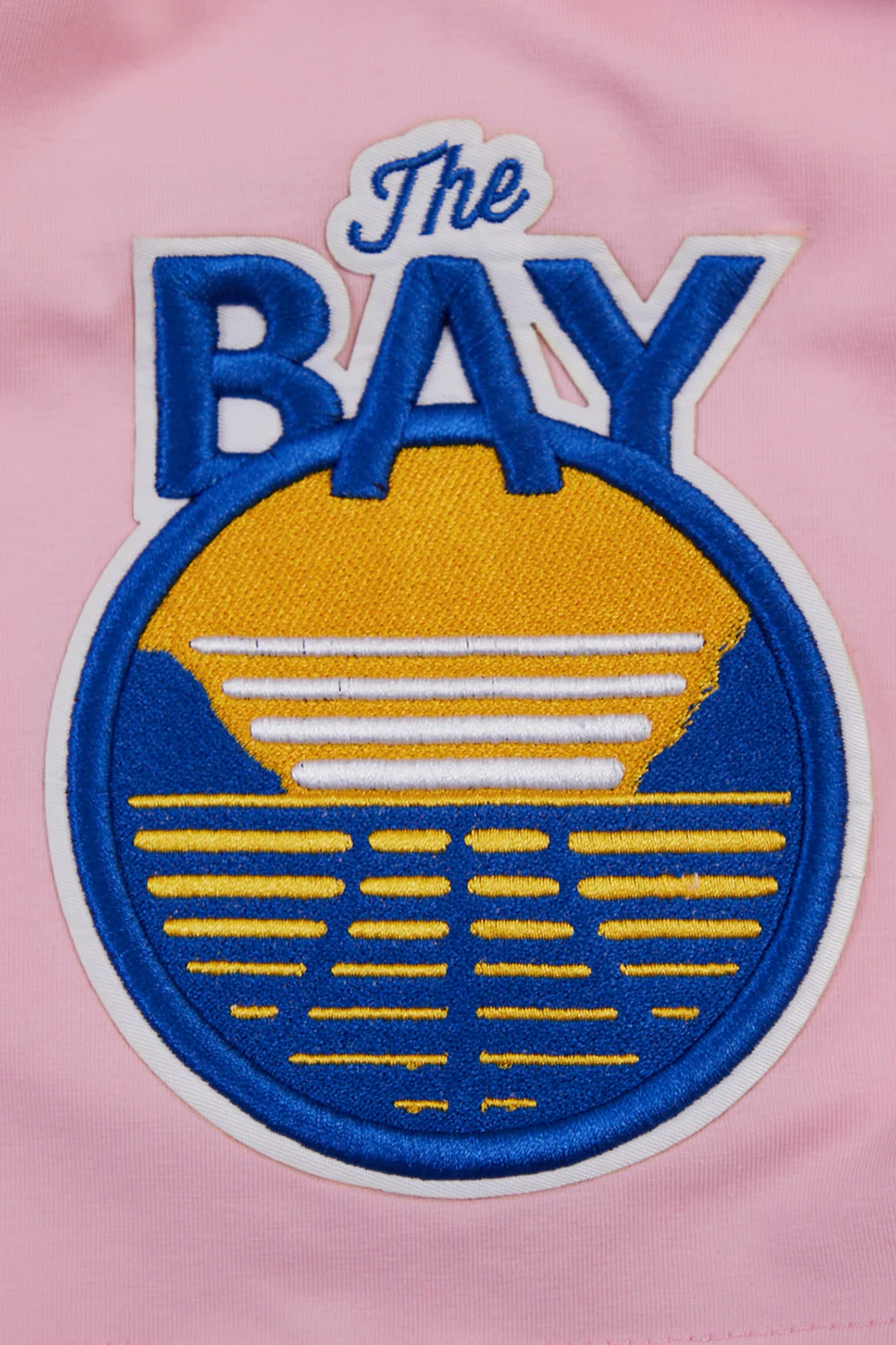 NBA GOLDEN STATE WARRIORS CLASSIC CHENILLE MEN'S TEE (PINK) - Image 8