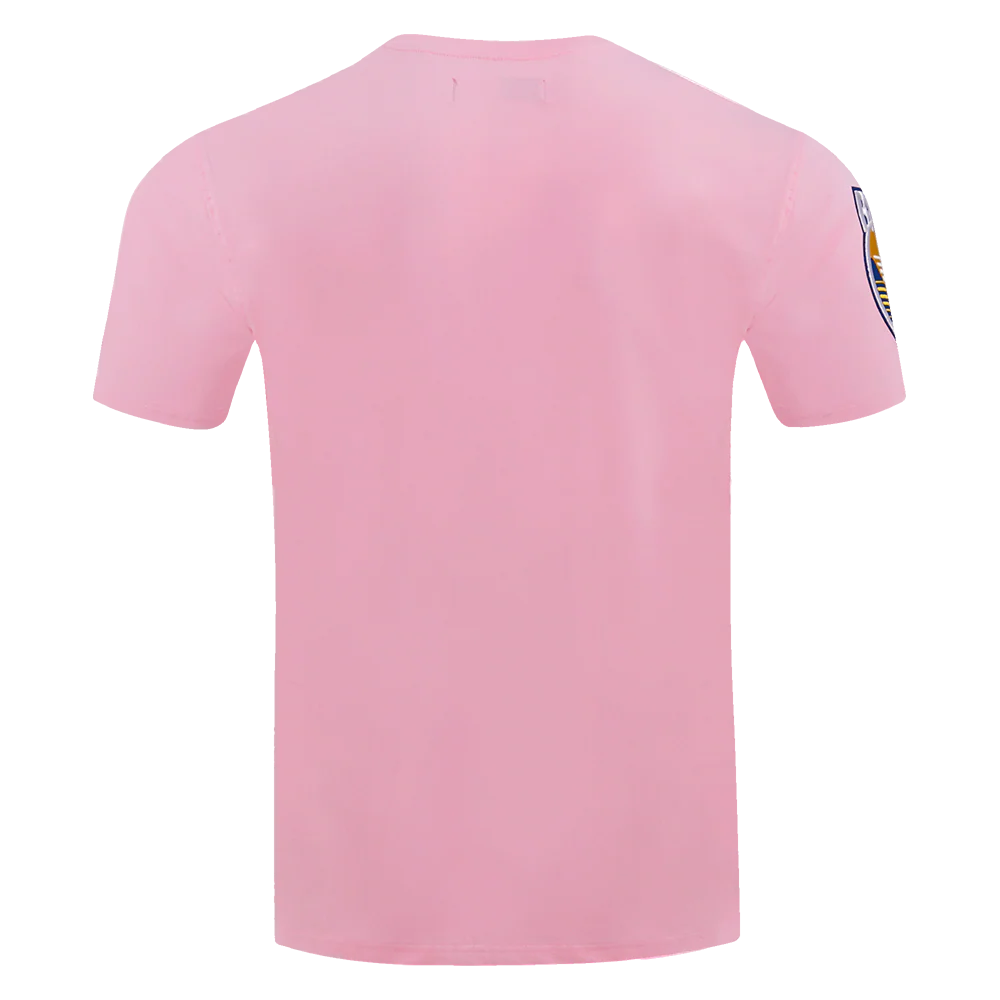 NBA GOLDEN STATE WARRIORS LOGO PRO TEAM MEN'S TEE (PINK) - Image 4