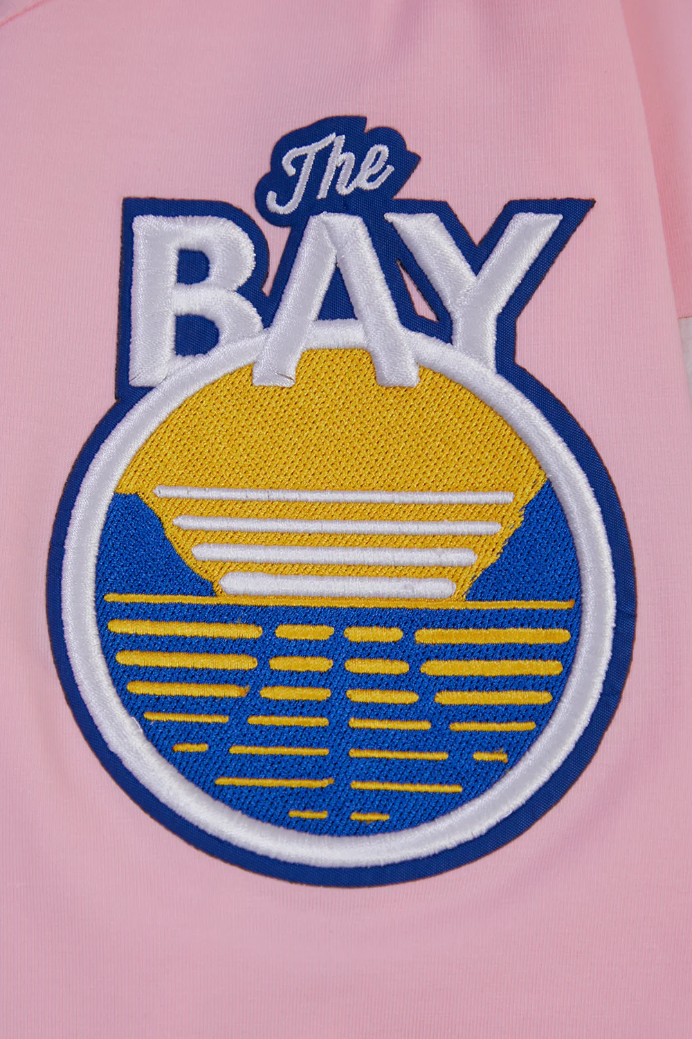 NBA GOLDEN STATE WARRIORS LOGO PRO TEAM MEN'S TEE (PINK) - Image 7