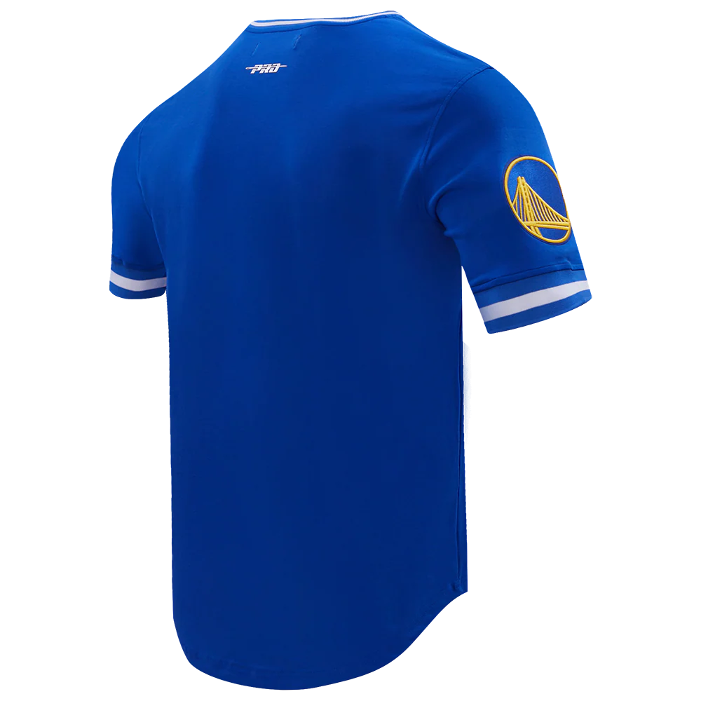 NBA GOLDEN STATE WARRIORS RETRO CLASSIC MEN'S TEE (ROYAL BLUE) - Image 3