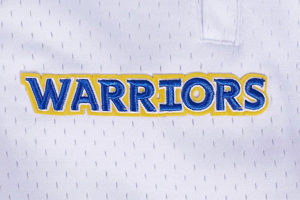 NBA GOLDEN STATE WARRIORS SCRIPT TAIL MEN'S DOUBLE KNIT 2.0 SHORT (ROYAL BLUE) - Image 7