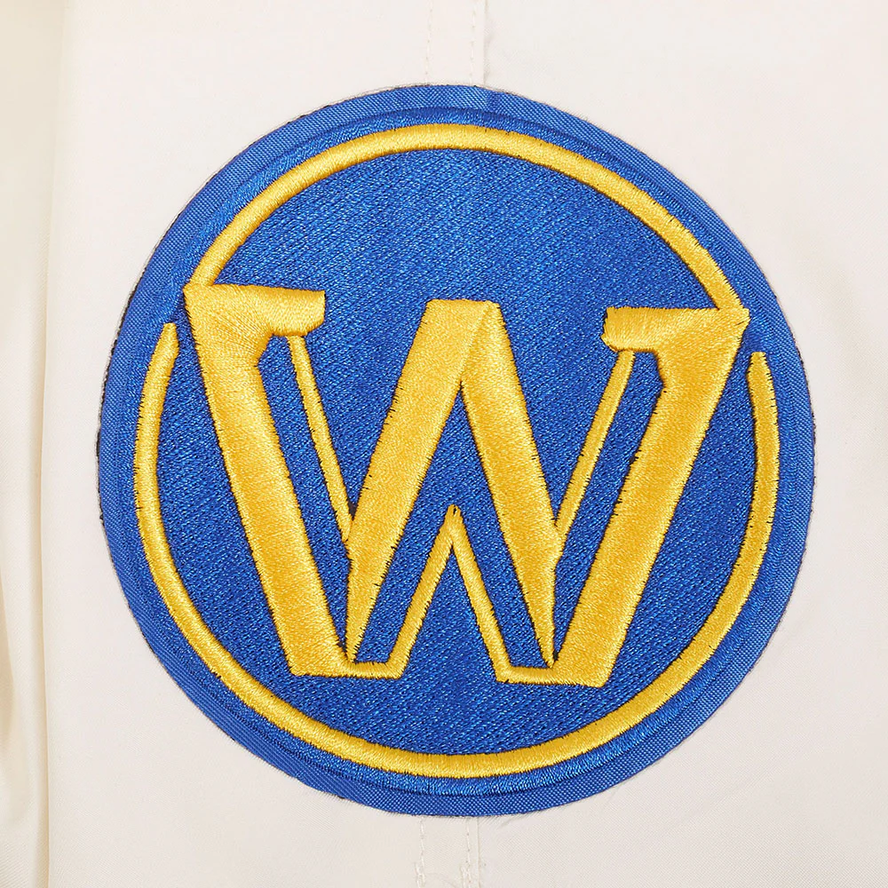 NBA GOLDEN STATE WARRIORS CLASSIC WOVEN MEN'S SHORT (EGGSHELL) - Image 6
