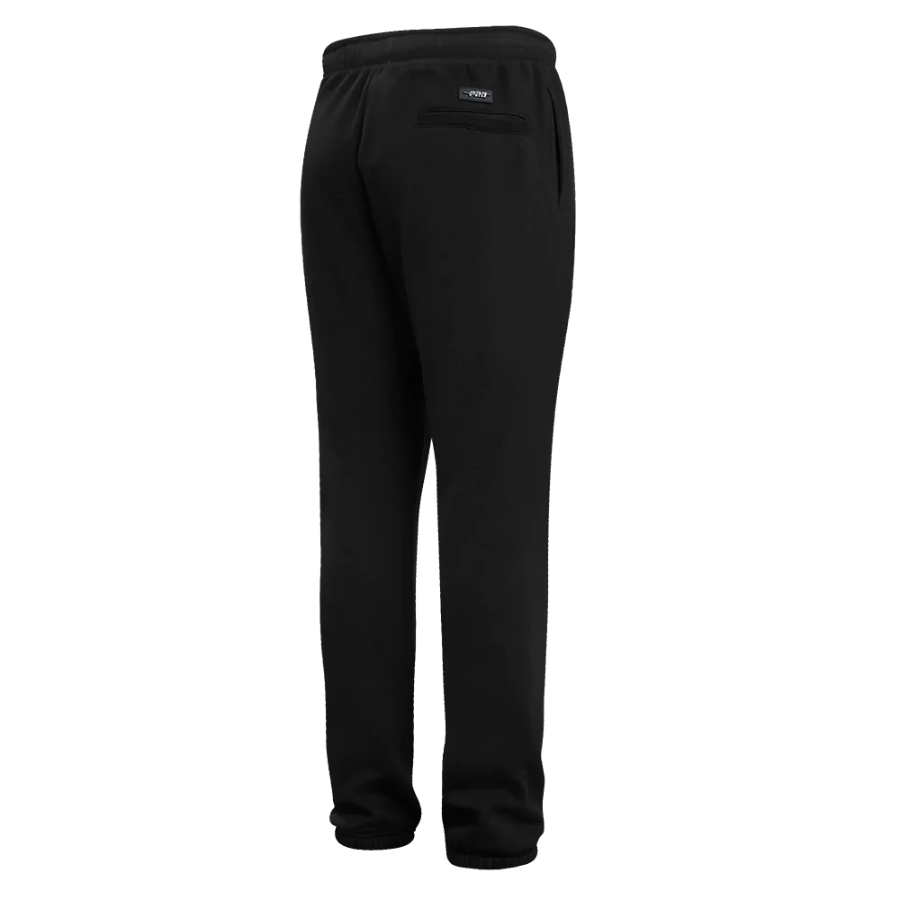 NBA GOLDEN STATE WARRIORS OLD ENGLISH MEN'S SWEATPANT (BLACK) - Image 6
