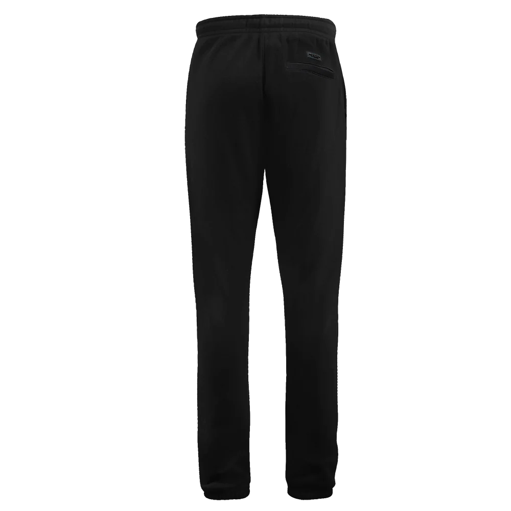 NBA GOLDEN STATE WARRIORS OLD ENGLISH MEN'S SWEATPANT (BLACK) - Image 7