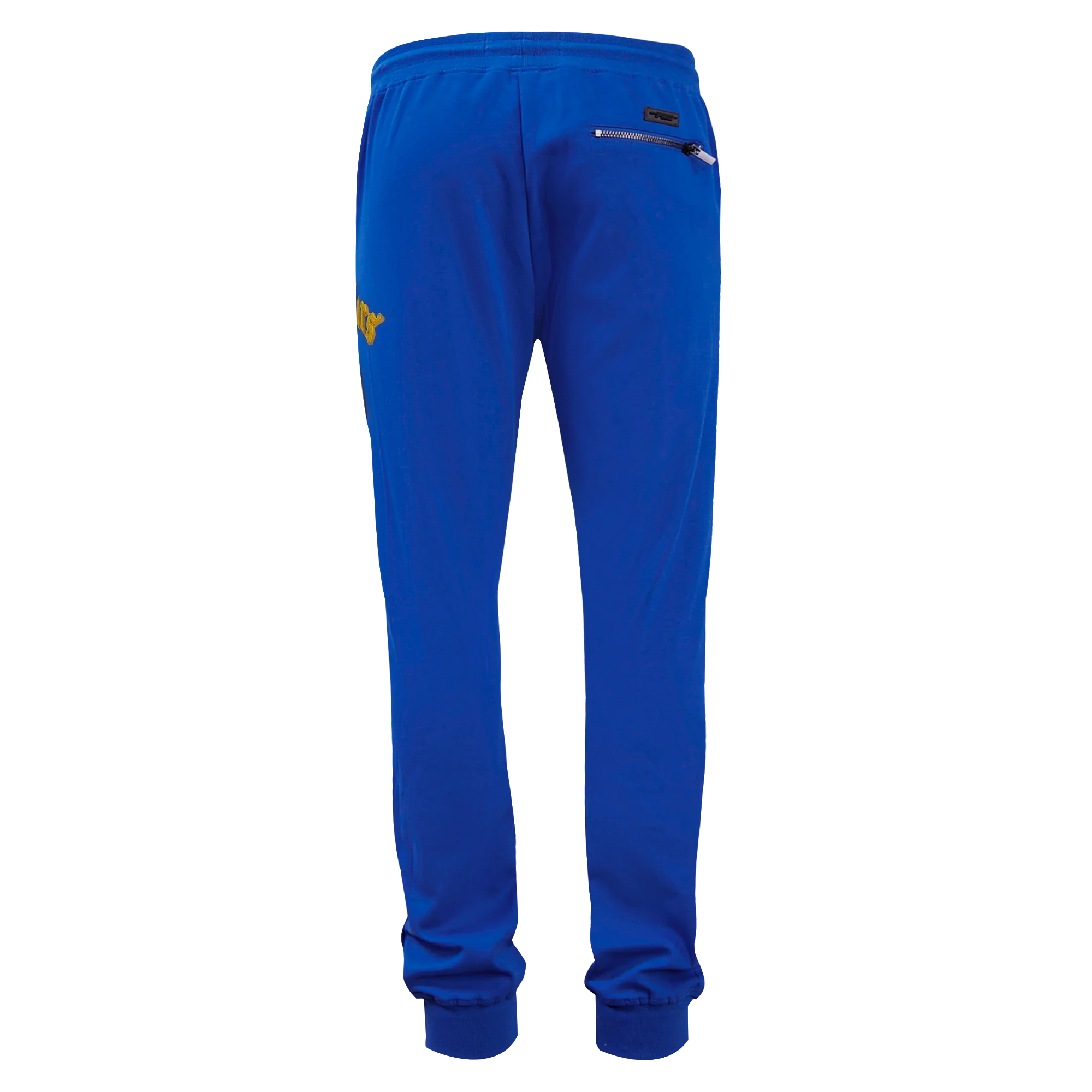NBA GOLDEN STATE WARRIORS OLD ENGLISH MEN'S SWEATPANT (ROYAL BLUE) - Image 4