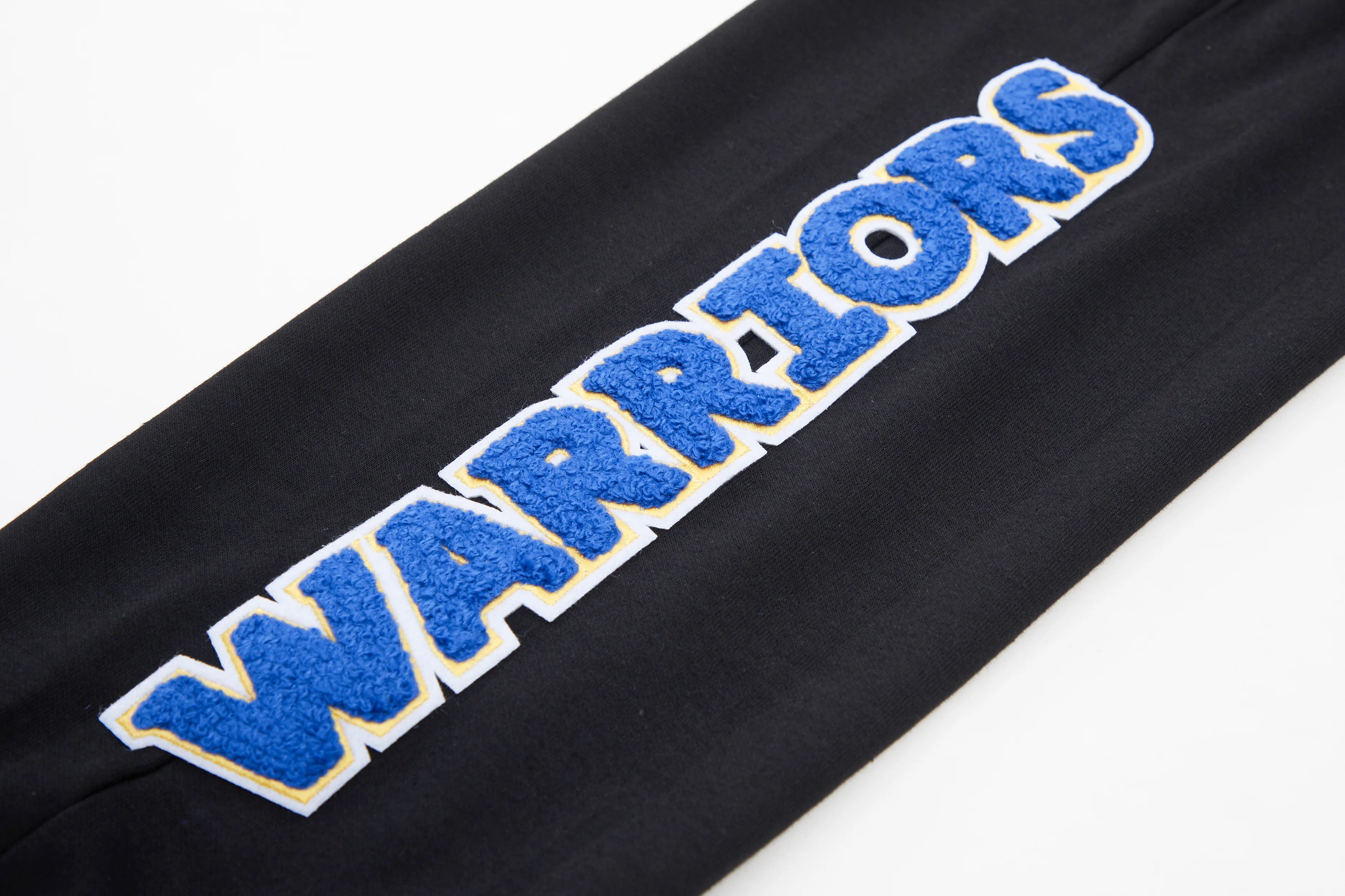 NBA GOLDEN STATE WARRIORS CLASSIC CHENILLE MEN'S JOGGER (BLACK) - Image 10