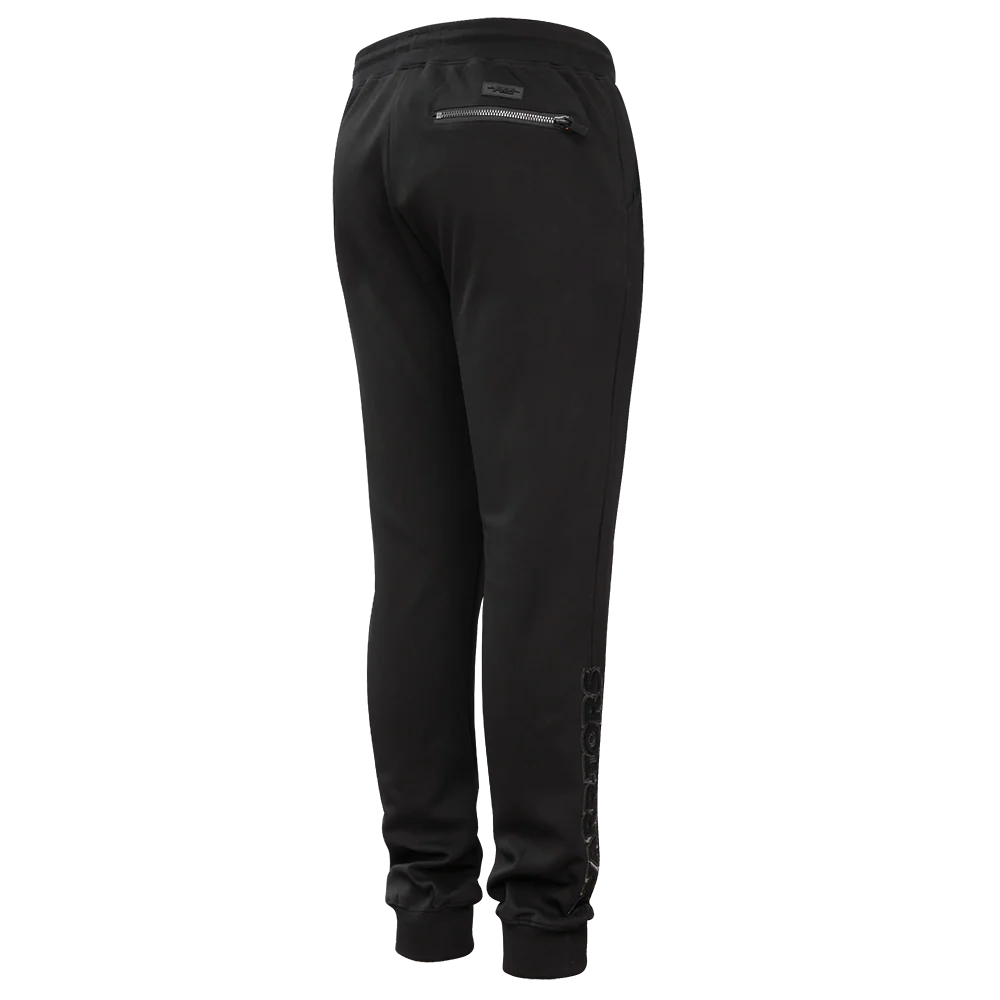 NBA GOLDEN STATE WARRIORS TRIPLE BLACK LOGO MEN'S JOGGER (TRIPLE BLACK) - Image 6