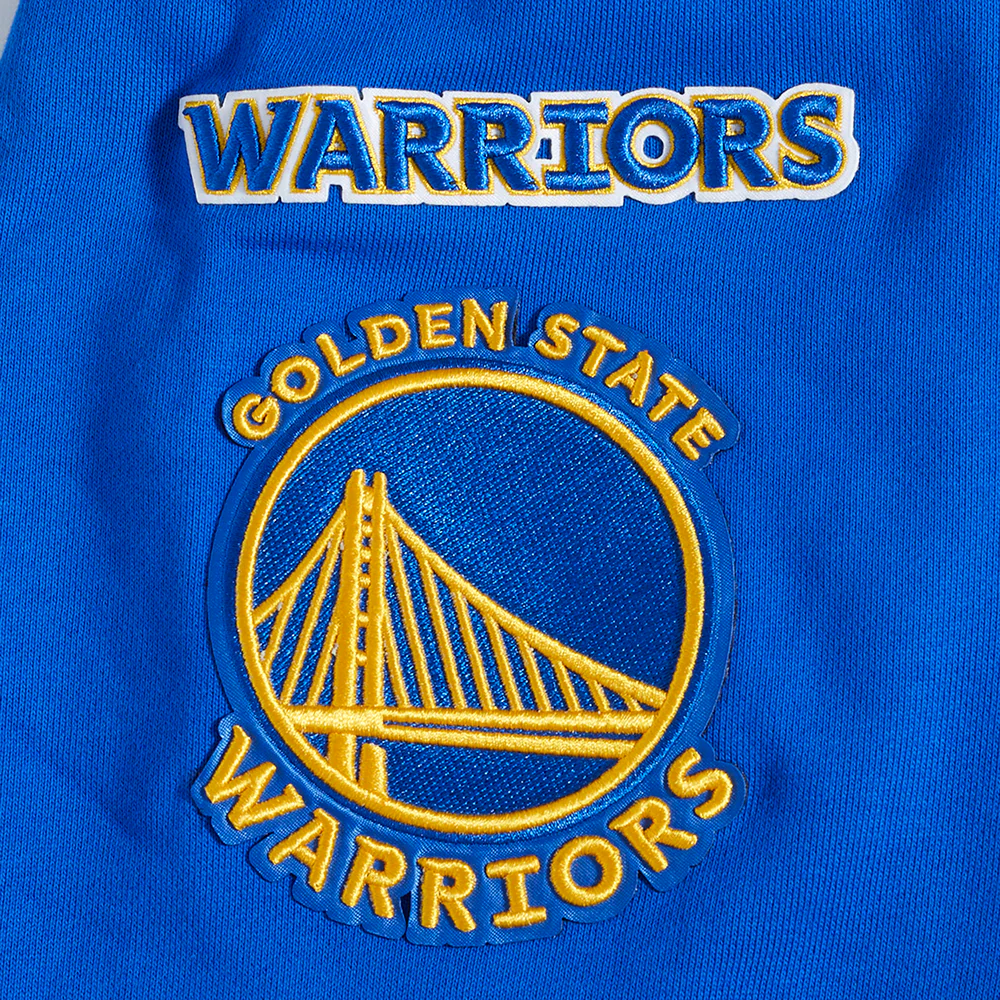 NBA GOLDEN STATE WARRIORS OLD ENGLISH MEN'S CREWNECK (ROYAL BLUE) - Image 7
