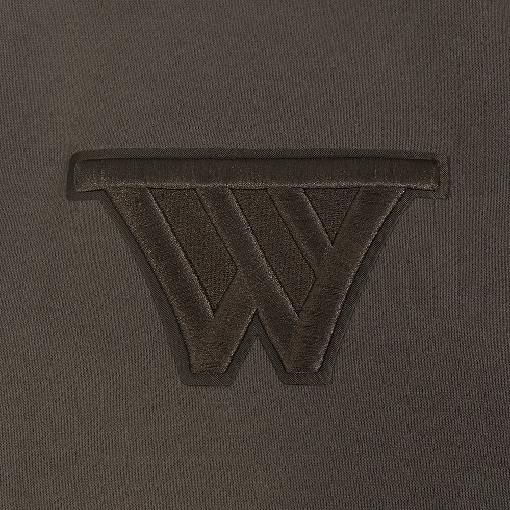GOLDEN STATE WARRIORS NEUTRAL MEN'S DROP SHOULDER FLC PO HOODIE (DARK TAUPE) - Image 10