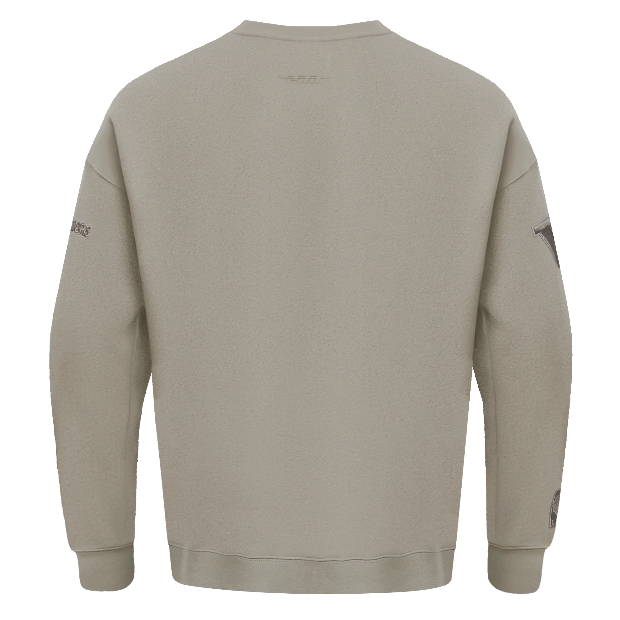 NBA GOLDEN STATE WARRIORS NEUTRAL MEN'S DROP SHOULDER FLC CREWNECK (TAUPE) - Image 7
