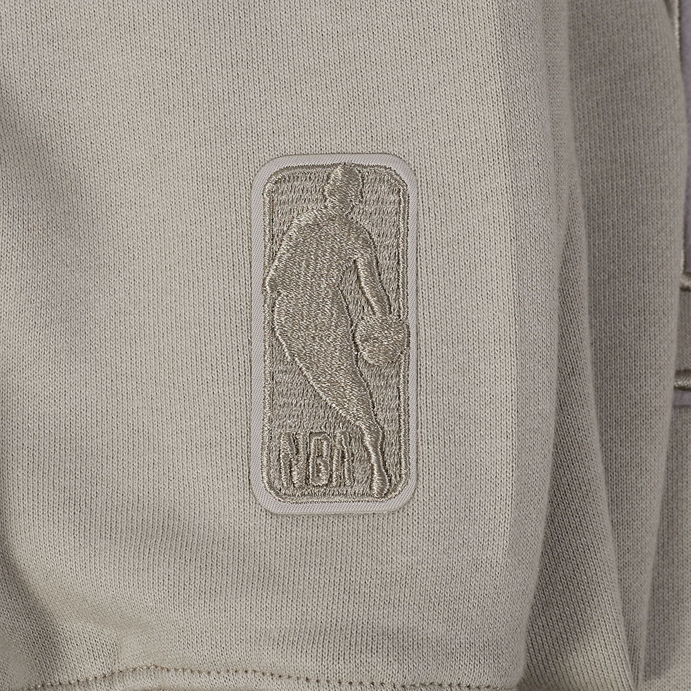 NBA GOLDEN STATE WARRIORS STEPHEN CURRY #30 NEUTRAL PNN MEN'S DROP SHOULDER FLC PO HOODIE (TAUPE) - Image 9